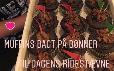 Power muffins bagt på bønner